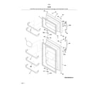 Kenmore 25360389414 door diagram