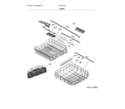 Frigidaire FGID2474QB6B racks diagram