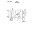 Frigidaire FPBG2277RF4 fresh food door diagram