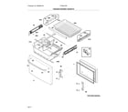 Frigidaire FFHB2740PECA freezer drawer, baskets diagram