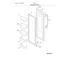 Frigidaire FFHS2611LBNA refrigerator door diagram