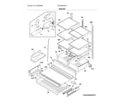 Frigidaire FGHN2866PEEA shelves diagram