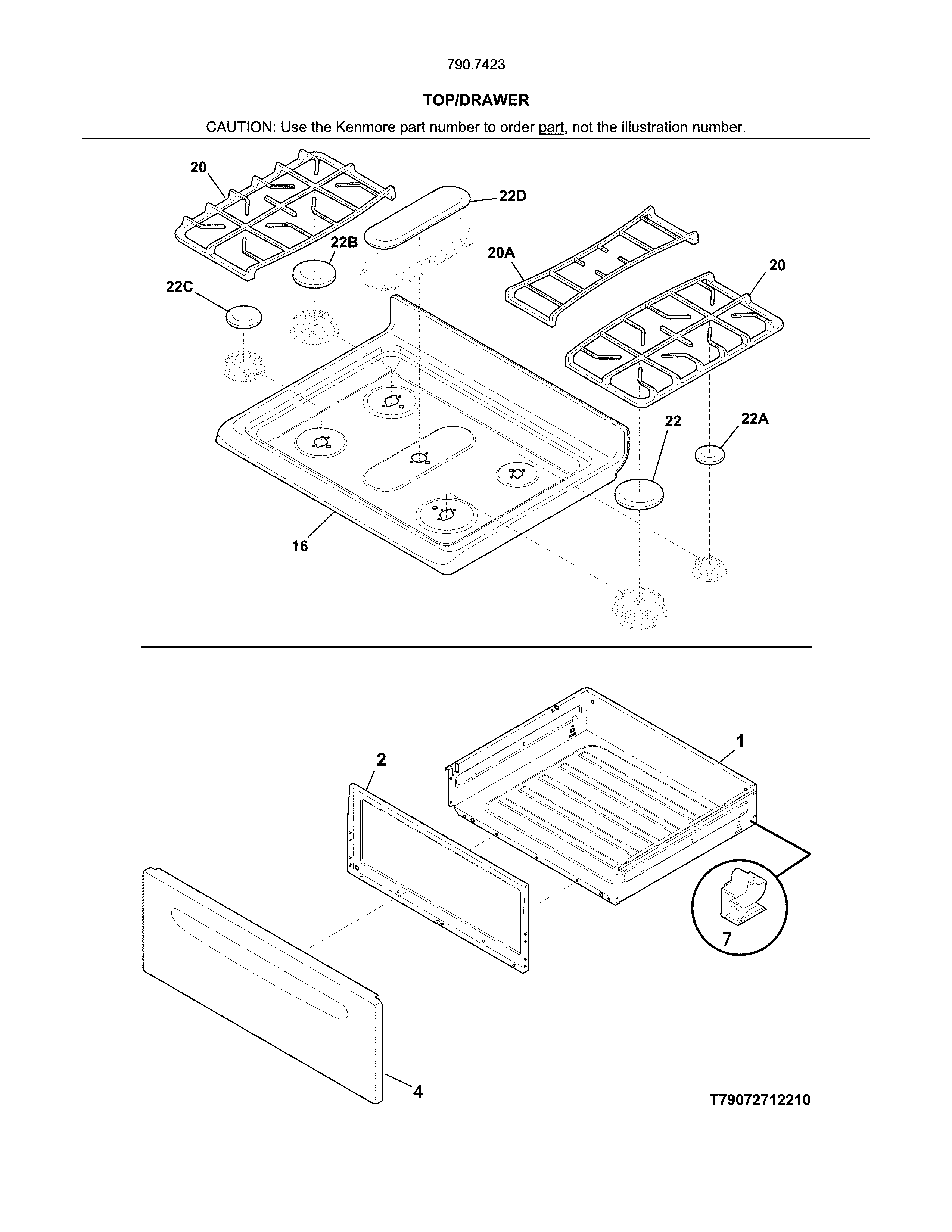 Top/drawer