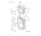 Frigidaire LGTR1842TD0 doors diagram