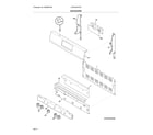 Frigidaire LFGF3054TDA backguard diagram