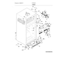 Frigidaire FGTR2042TP0 cabinet diagram