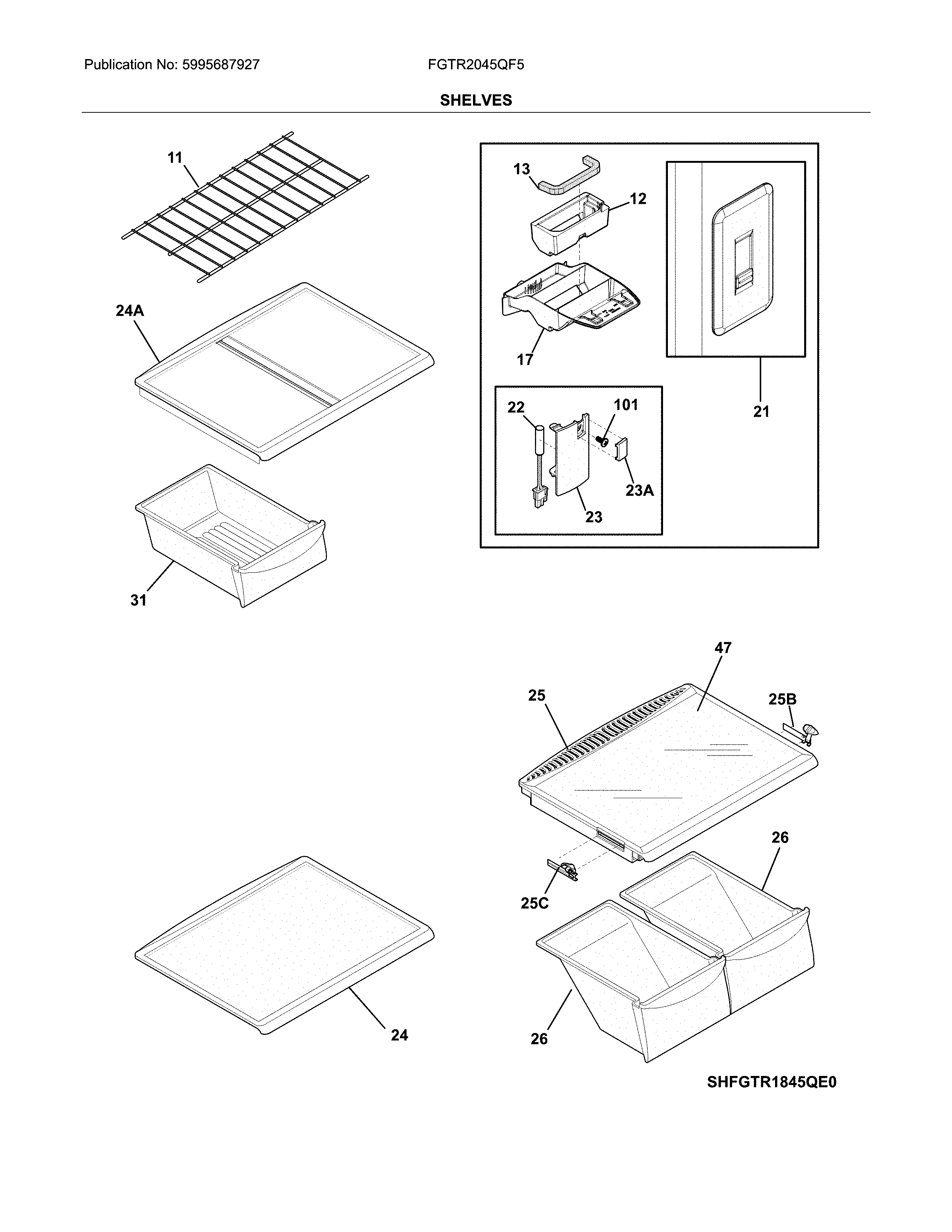 Shelves