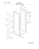 Refrigerator door