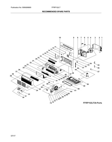 Recommended spare parts