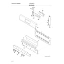 Frigidaire FGGF3059TFA backguard diagram