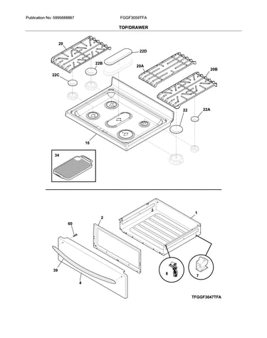Top/drawer