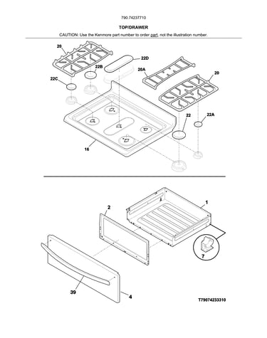 Top/drawer