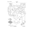 Frigidaire CFIF3054TSA body diagram