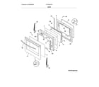 Frigidaire CFIF3054TSA door diagram