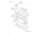 Frigidaire FFES3026TSA backguard diagram