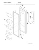 Refrigerator door