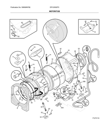 Motor/tub