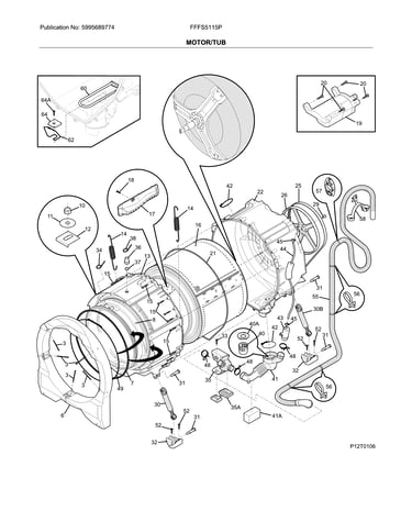Motor/tub