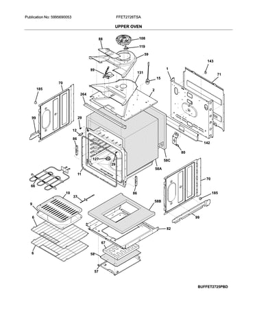Upper oven