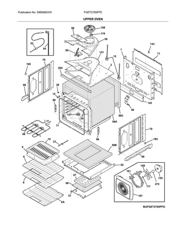 Upper oven