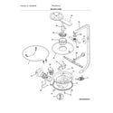 Frigidaire FPID2486TF0A motor & pump diagram