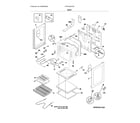 Frigidaire CFEF3055TSA body diagram