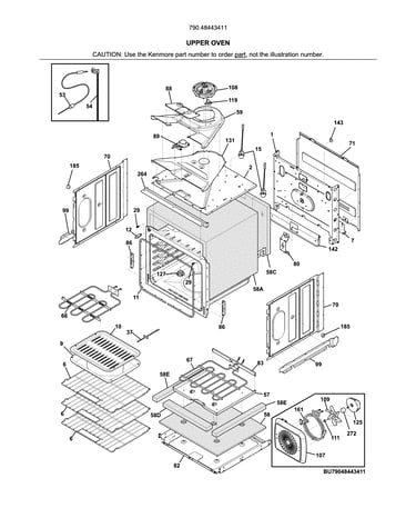 Upper oven