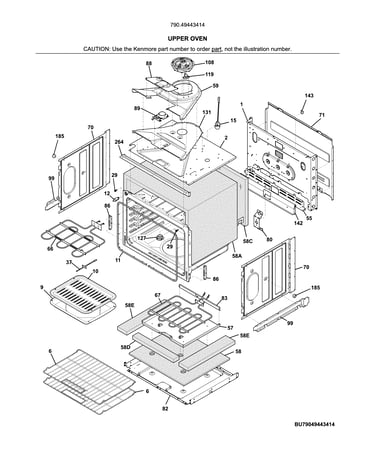 Upper oven