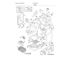 Frigidaire CFEF3056TWB body diagram