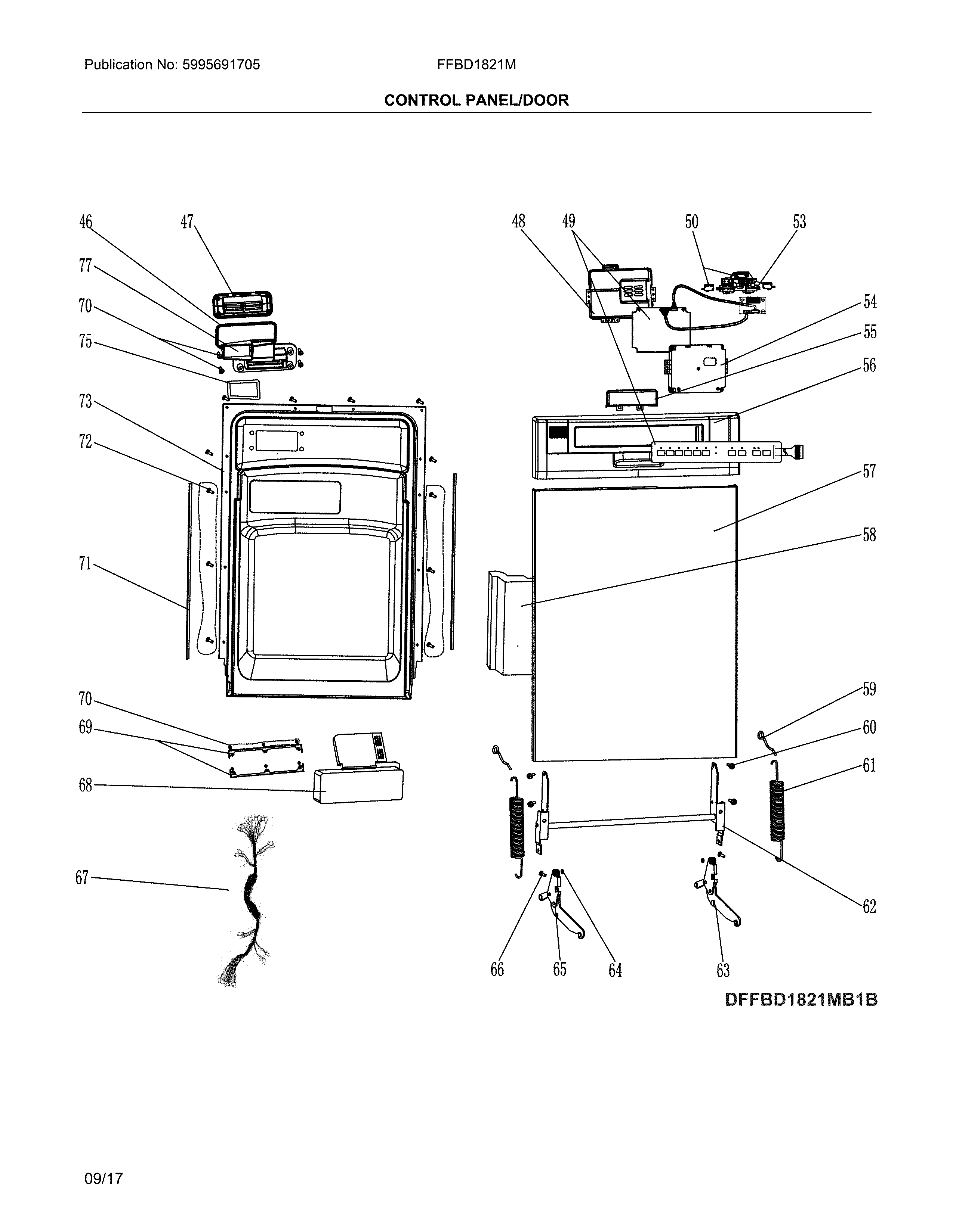 CONTROL PANEL/DOOR