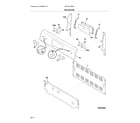 Universal/Multiflex (Frigidaire) MFF3015RWC backguard diagram