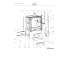 Electrolux EIDW1805KS1B tub/frame diagram