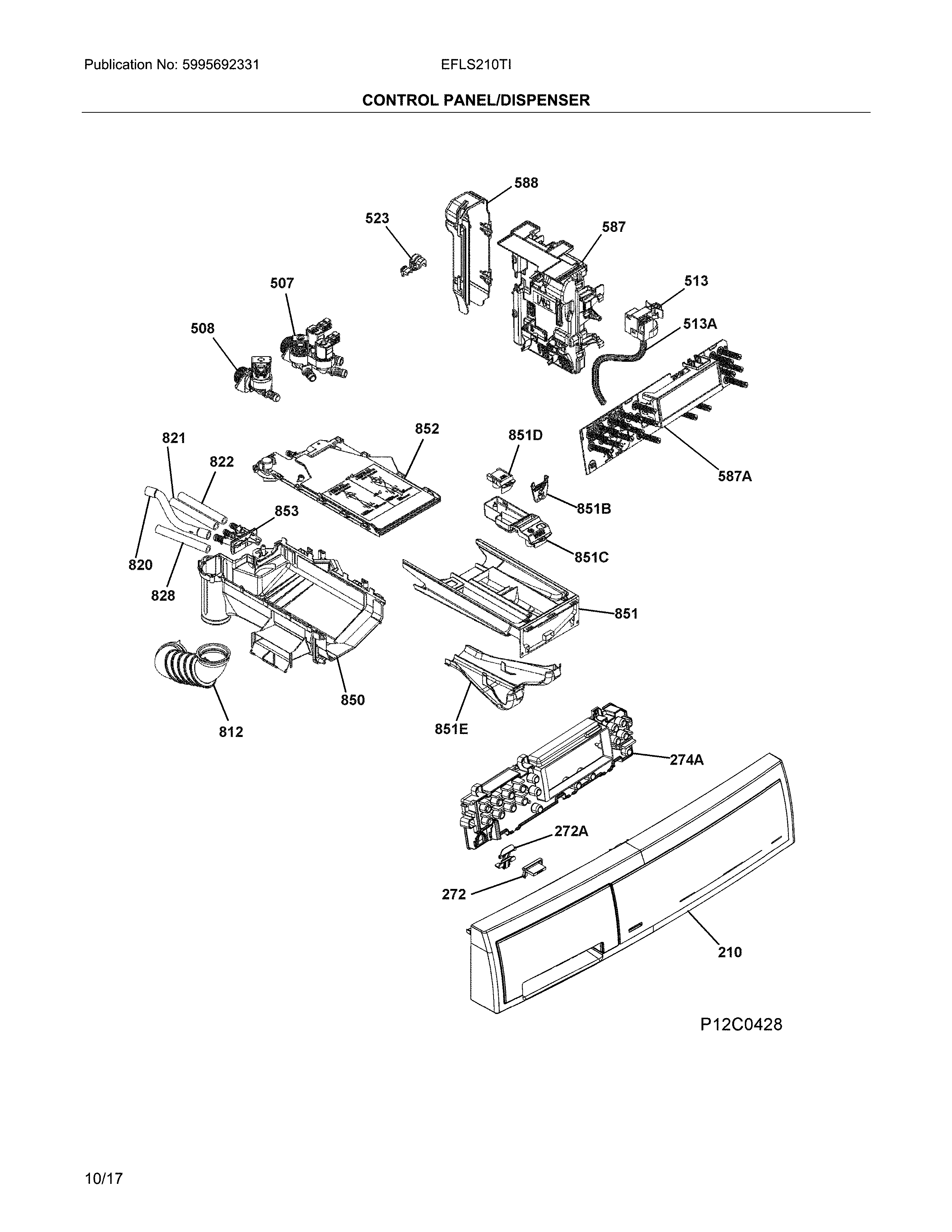 CONTROL PANEL/DISPENSER