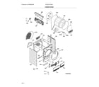 Electrolux EFDE210TIW00 cabinet/drum diagram