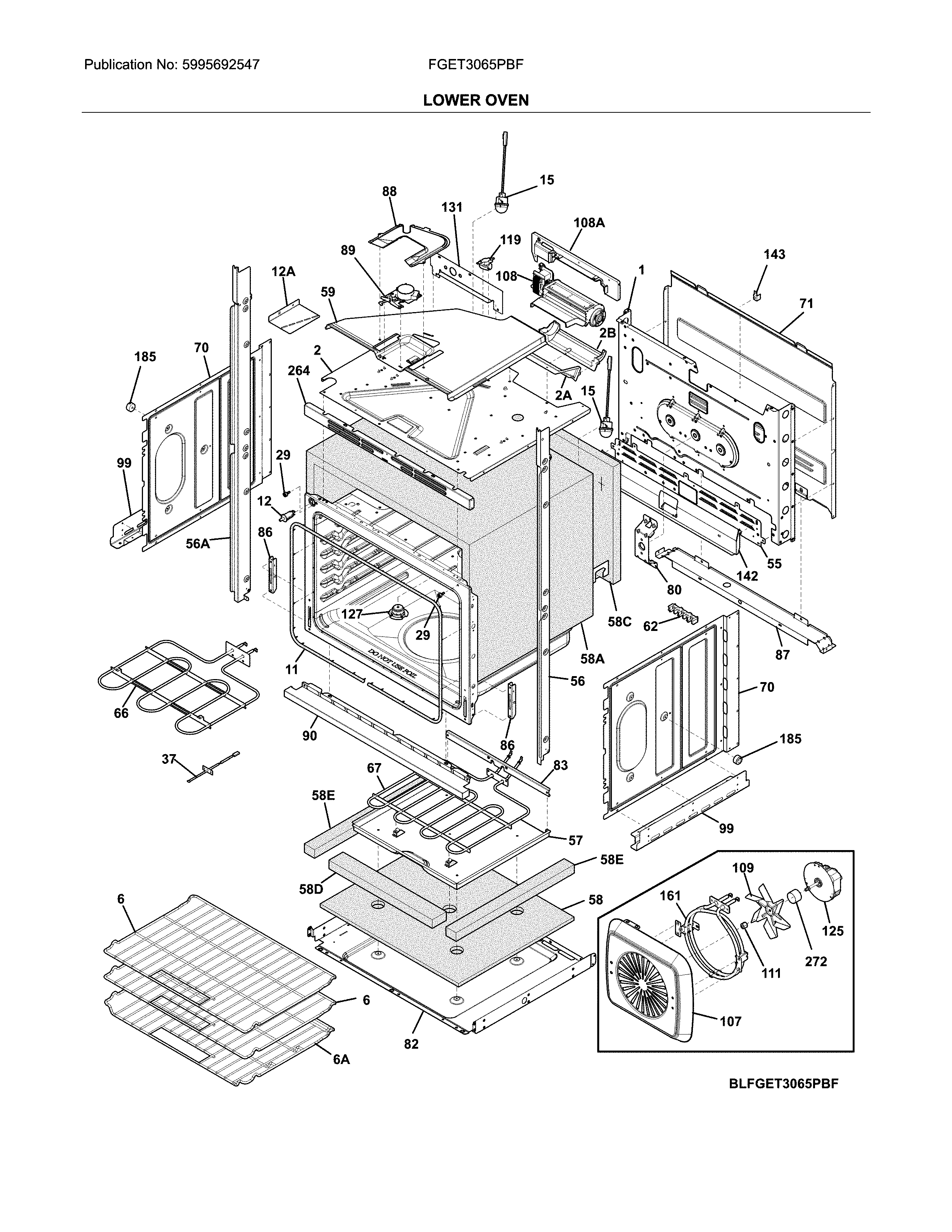 Lower oven