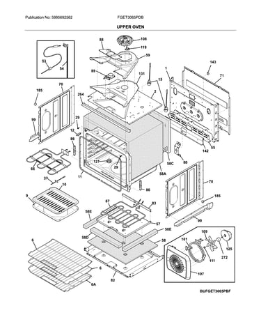 Upper oven