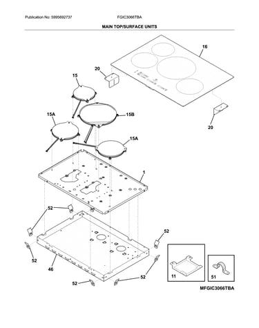 Maintop/surface units