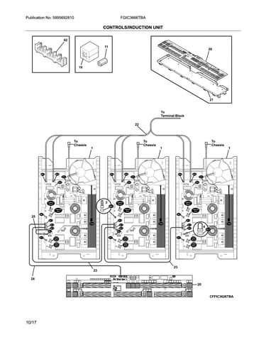Controls/induction unit