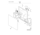 Frigidaire FBD2400KW11B door diagram