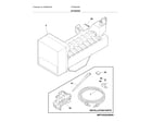 Frigidaire FFHS2622MWNA ice maker diagram