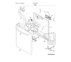 Frigidaire FGID2466QD1A door diagram