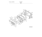 Frigidaire CGES3065PFK door diagram