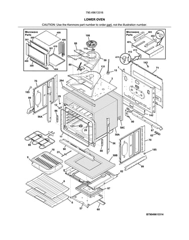 Lower oven