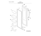 Frigidaire FFHX2325TE0 refrigerator door diagram
