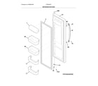Frigidaire FFSS2325TE0 refrigerator door diagram
