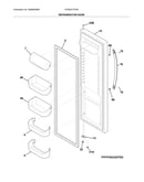 Refrigerator door