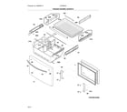 Crosley CFD28WIQS0 freezer drawer, baskets diagram