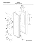 Refrigerator door