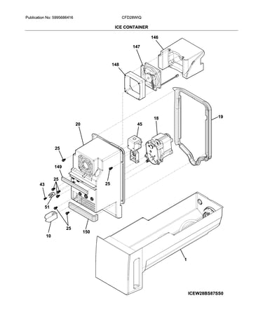 Ice container