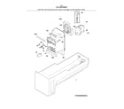 Kenmore 25370343410 ice container diagram